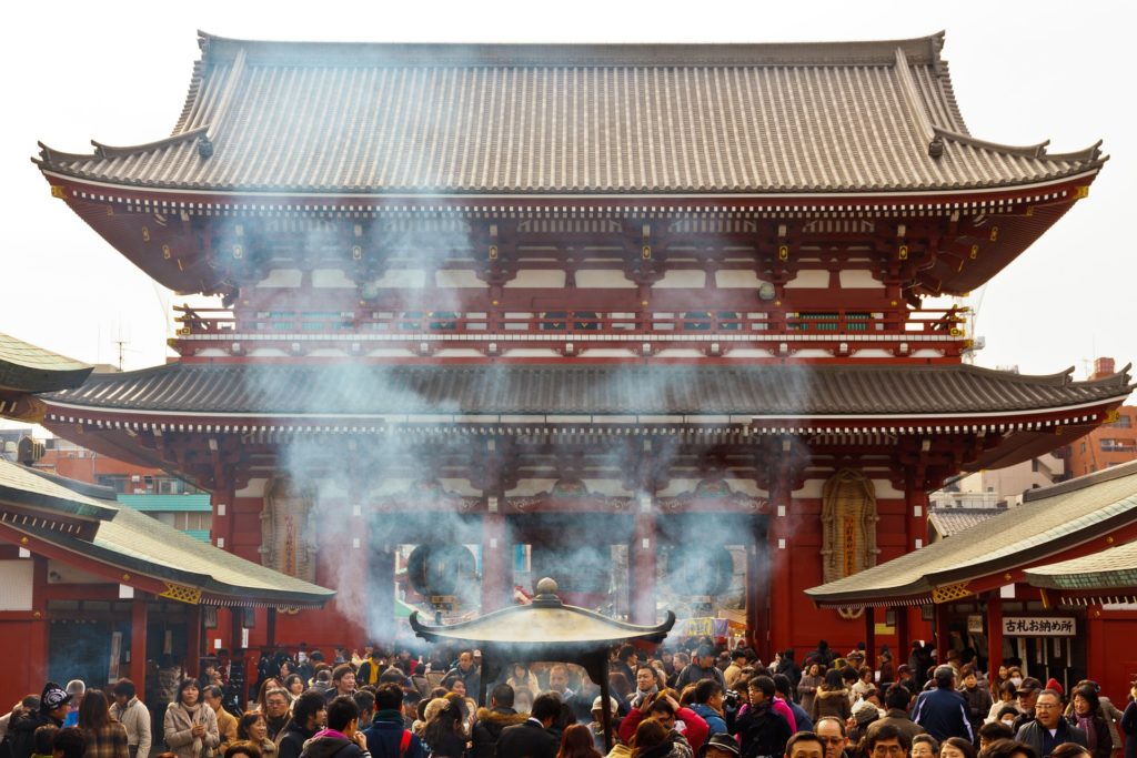 Sensoji Temple in Asakusa 