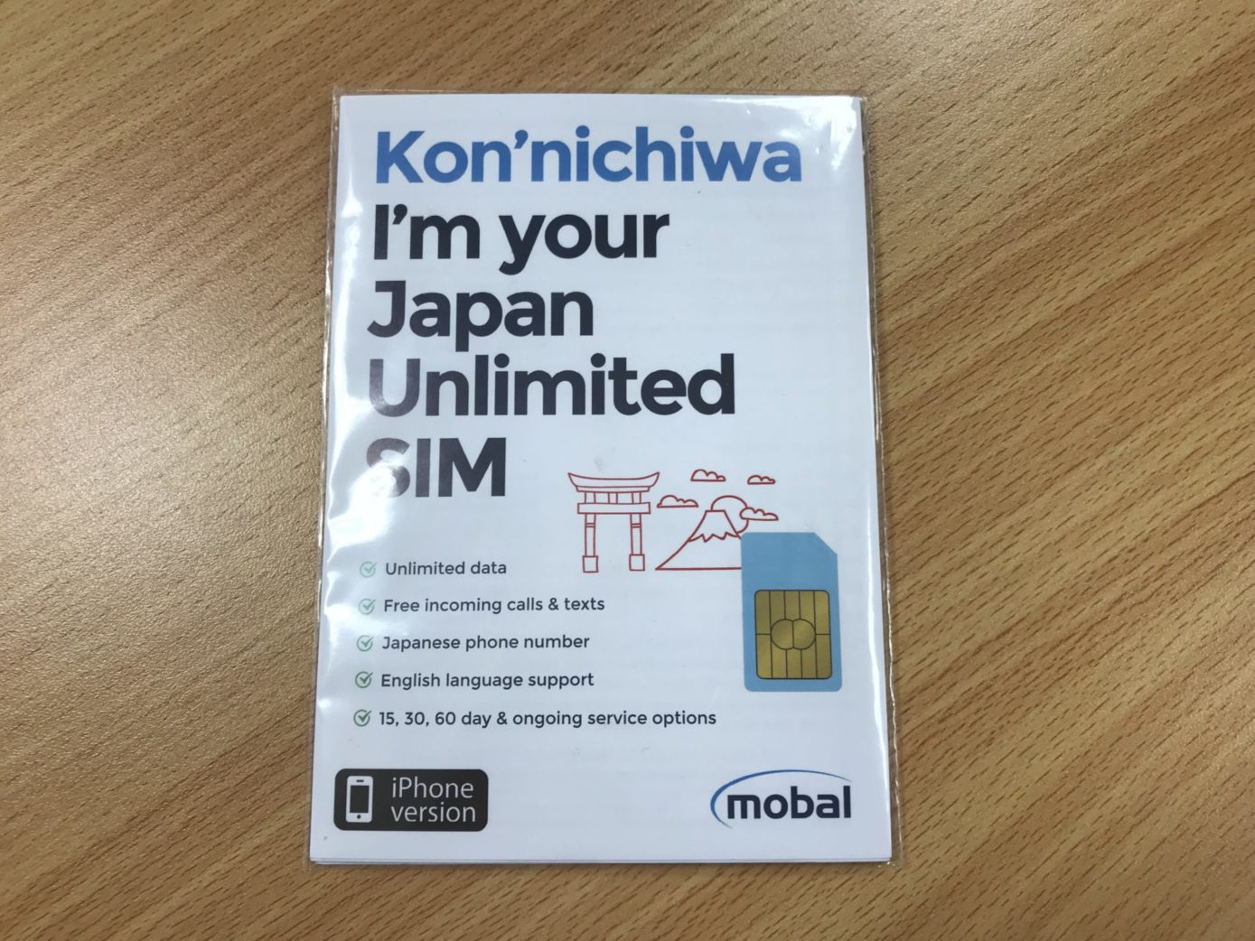 Mobal Japan Unlimited SIM Card Review
